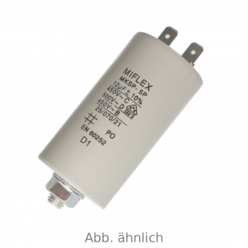 Motorkondensator MIFLEX 20µF; 450V; 10%;Stecker